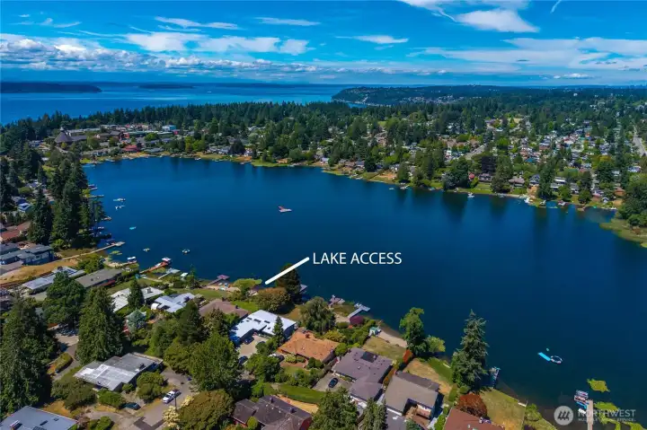 Lake Burien is a 44 acre private lake with deeded access for this property. Lake Burien is a 44 acre private lake with deeded access for this property.