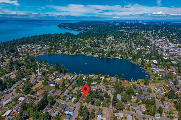 Beautiful Lake Burien. Beautiful Lake Burien.