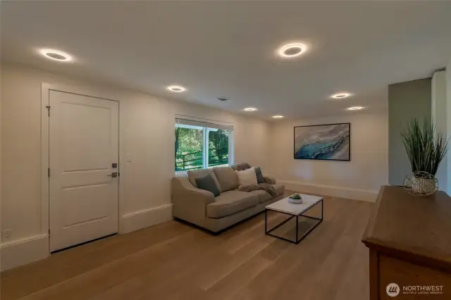 Night light feature in main areas