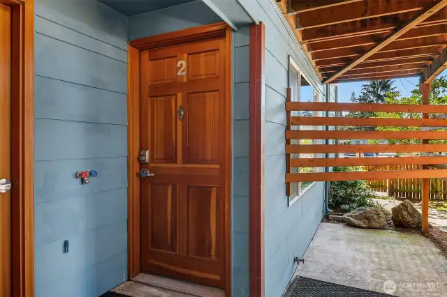 Unit 2 Front Door
