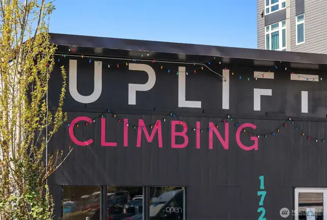 Climbing Gym across the street