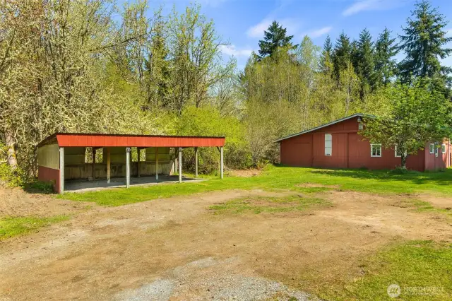 3 stall carport