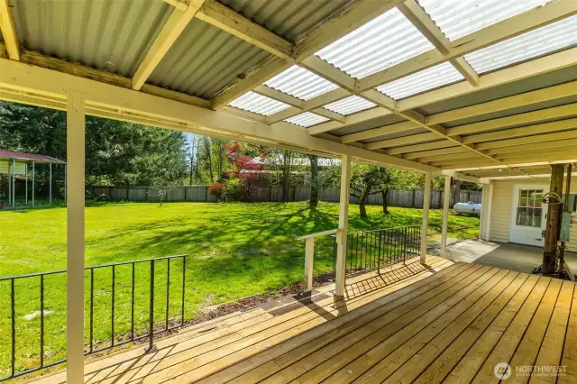 Covered Back Porch