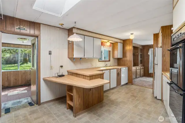 Main Kitchen with eating area