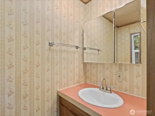 Powder room in Primary.