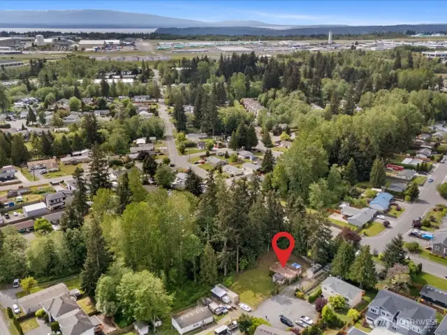 Close to Paine Field.