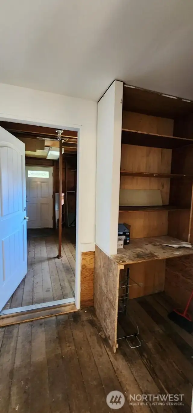 Pantry off of Laundry & Kitchen