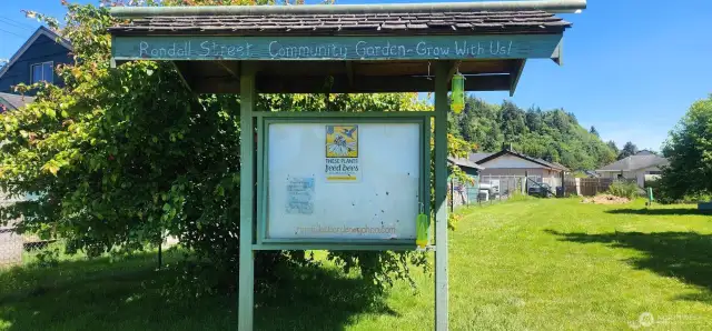 Former Community Garden!!