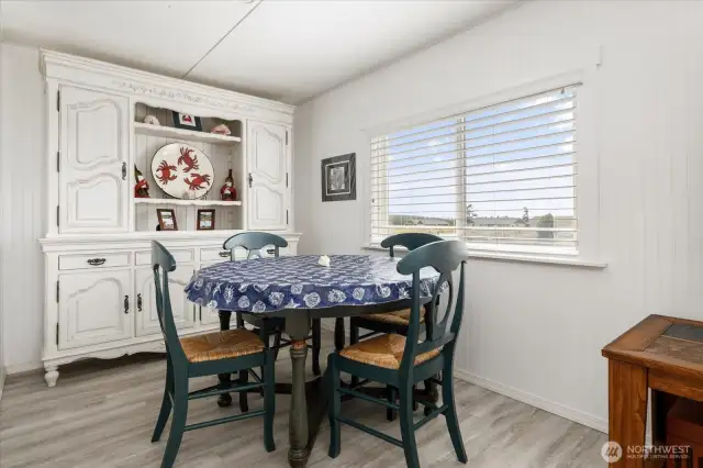 Cutest dining area that comes with a view.