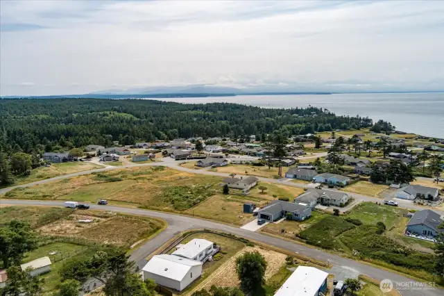 Looking towards the Olympic Peninsula