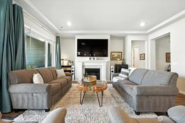 Sliding door to patio of of living room
