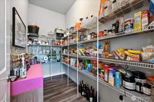 Spacious pantry for increased storage capacity