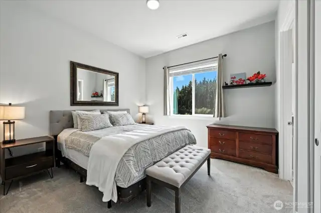 3rd bedroom with attached bathroom