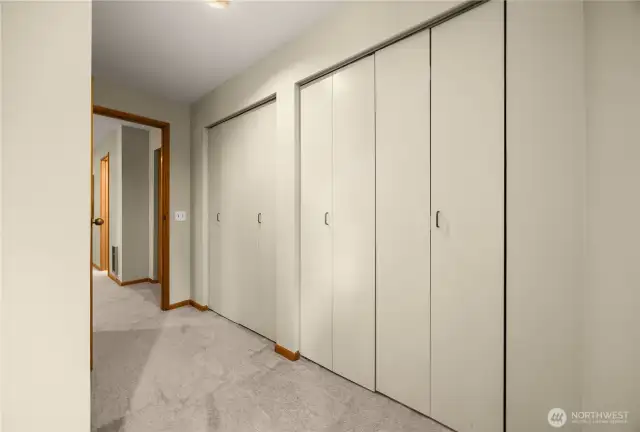 Look at all of this closet space!