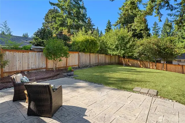 Patio for entertaining and BBQ