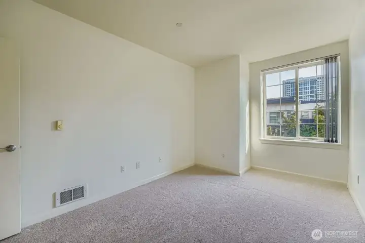 Spacious enough to double as a work-from-home setup.