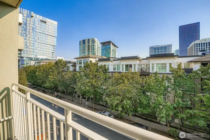 South facing with awesome views of Bellevue!
