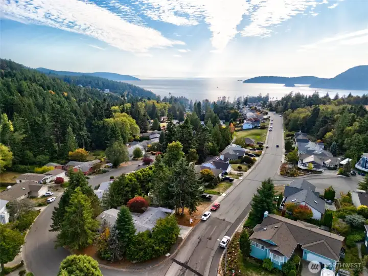 Located just down the street from tugboat beach on a corner lot with plenty of privacy.