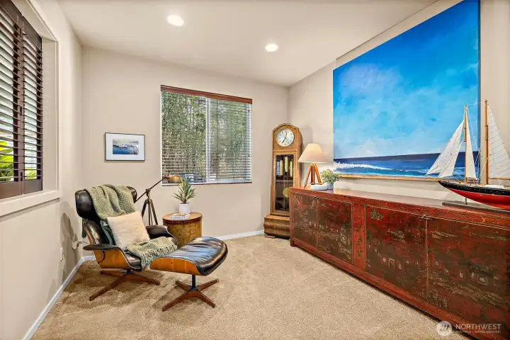 Extra room - makes a great play room, reading or fitness room