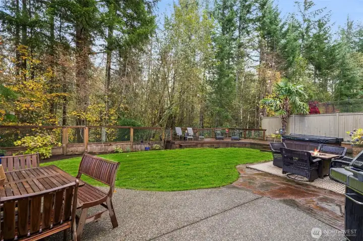 No backyard neighbors. uiet neighborhood