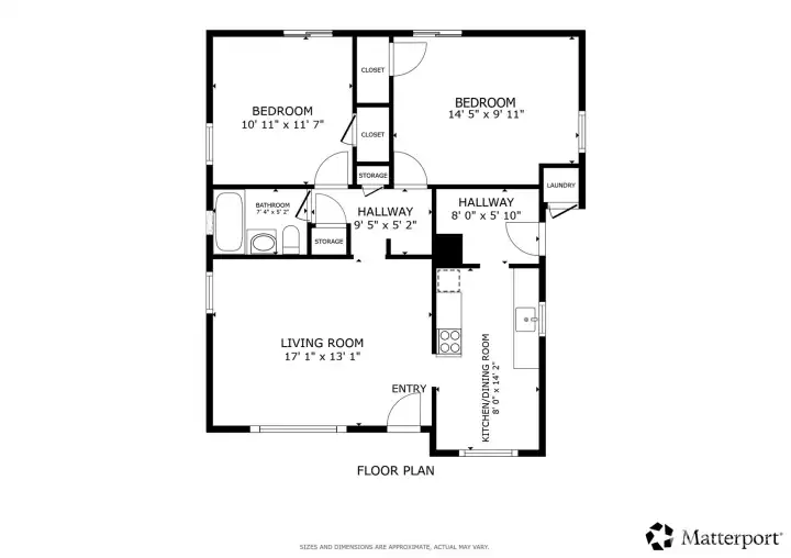 Functional layout waiting for you to come home!