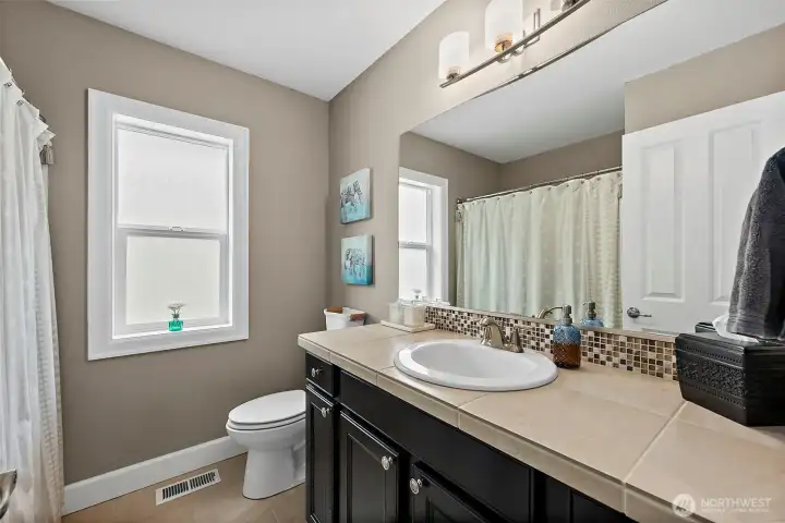 Full bathroom upstairs