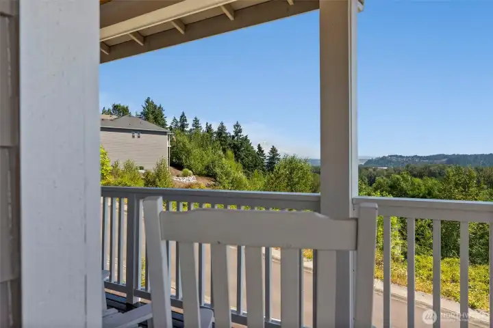 Enjoy the views from the spacious wraparound porch
