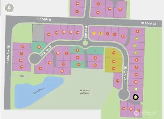 The Willows community map