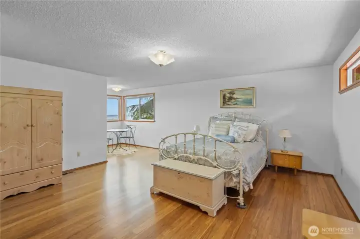 Bedroom two is equally dramatic