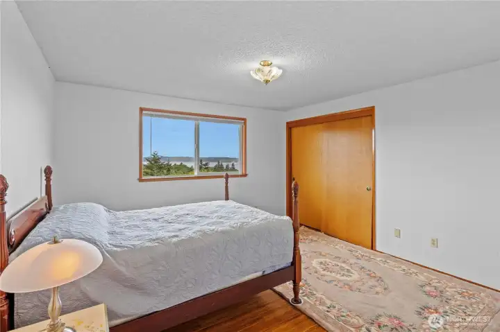Bedoom on the lower level makes this Mother in Law apartment complete