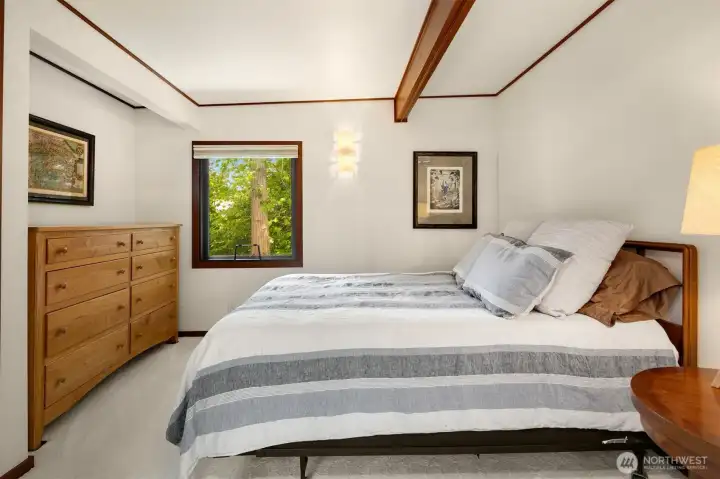 2nd bedroom with new doors, closets, windows, and carpet. 2nd bedroom with new doors, closets, windows, and carpet.