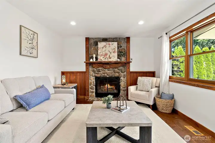 Fresh, neutral paint throughout the living areas creates a bright, move-in-ready atmosphere that highlights the home's updated aesthetic. Fresh, neutral paint throughout the living areas creates a bright, move-in-ready atmosphere that highlights the home's updated aesthetic.