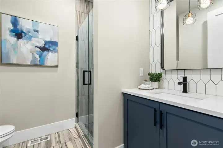 3/4 bath on main.