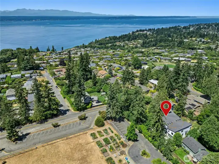 Enjoy water views on your stroll around the neighborhood.