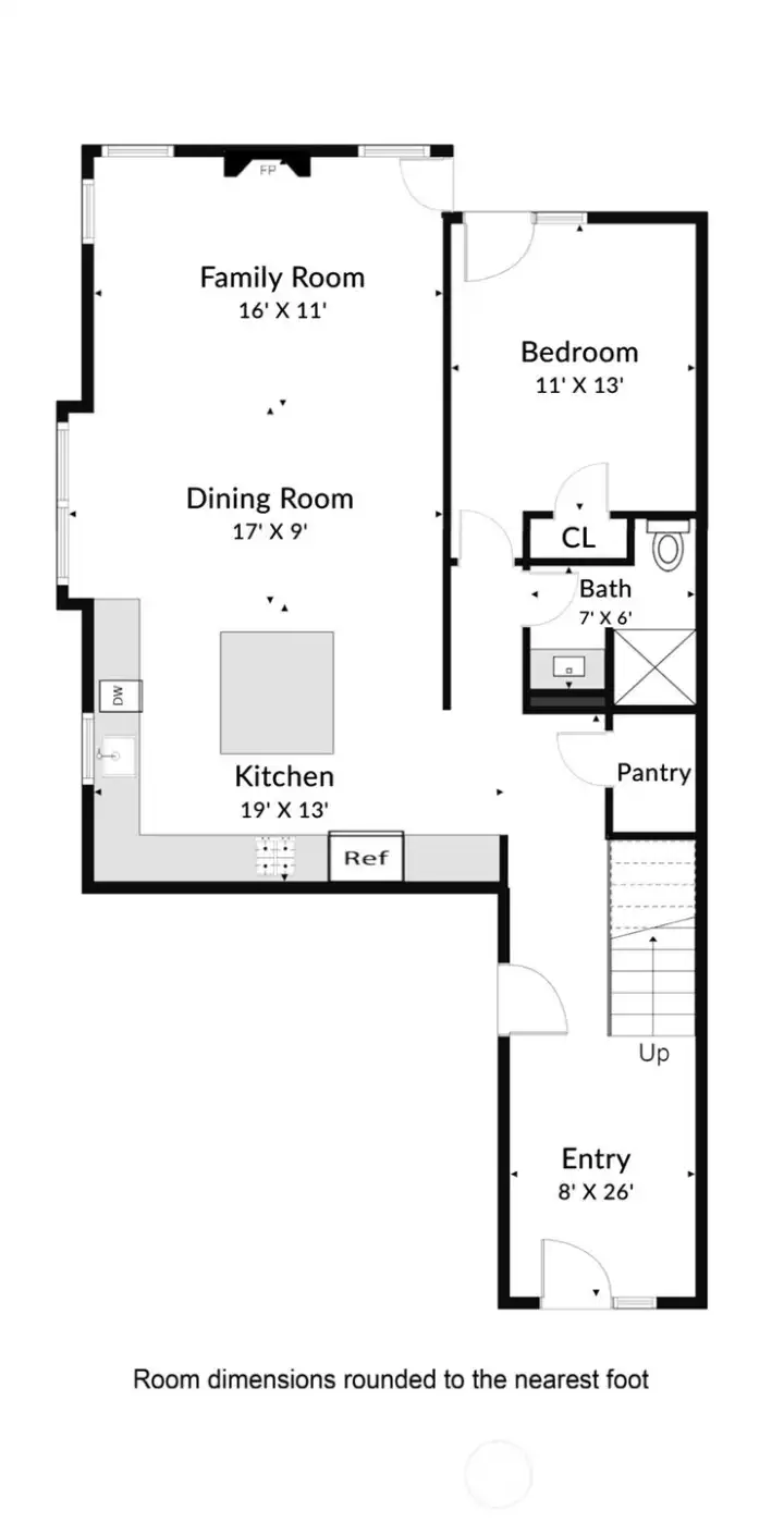 Floor plan main floor