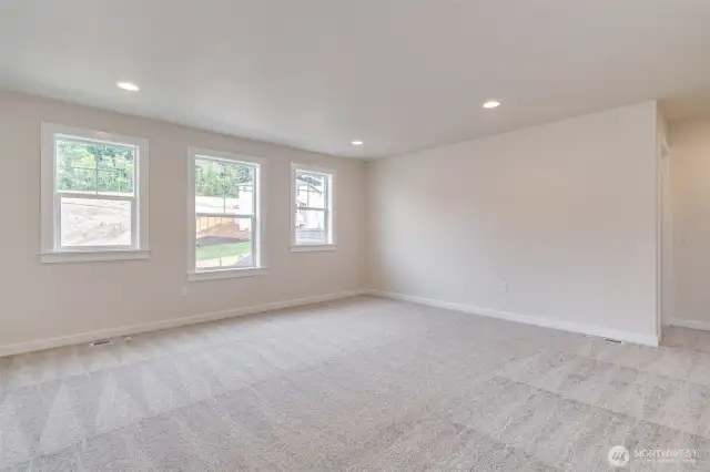 Photo not from actual home. Upstairs loft