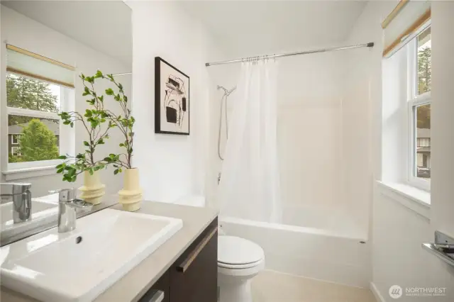 Full bath off second bed