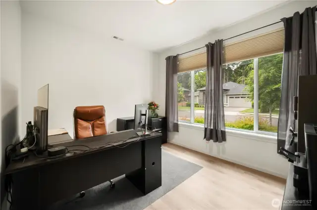 Office off main entry