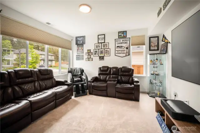 Media room/den off main entry