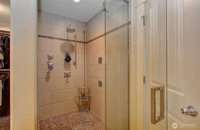 Walk in shower
