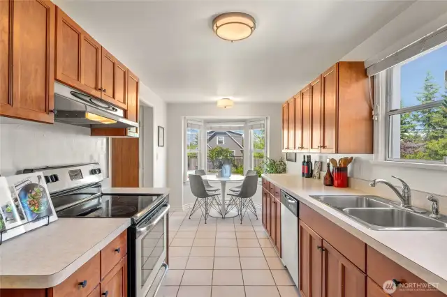 Kitchen with lots of storage