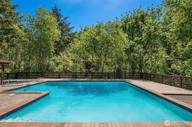 Your very own private retreat surrounded by tall trees. If you trim trees there is a possible view of the lake.