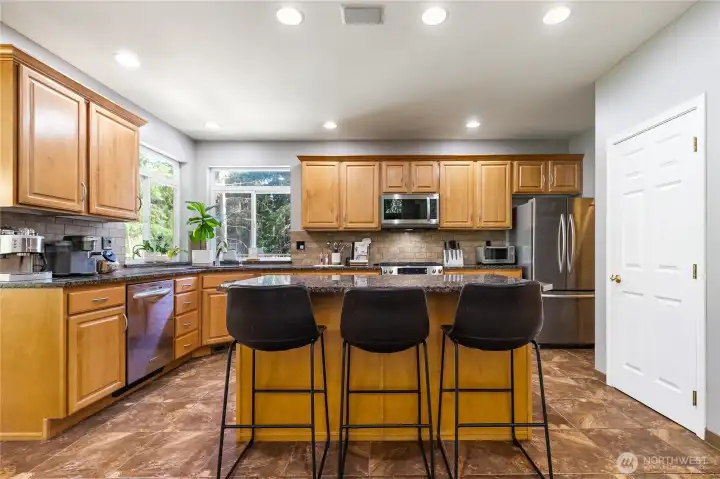 Large kitchen area