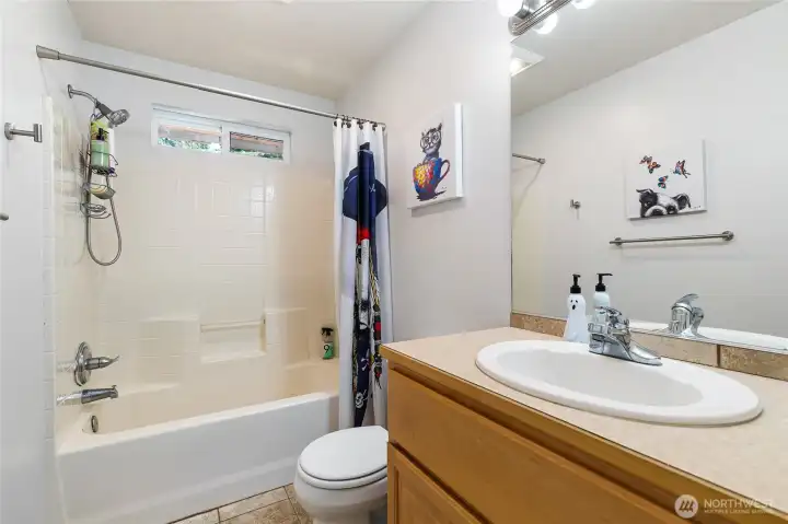 Full bathroom upstairs