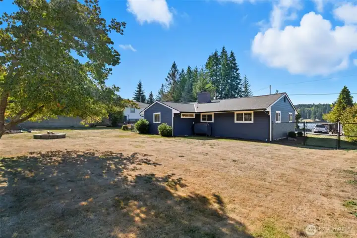 Both sides of the house provide ample parking for extra vehicles or toys.