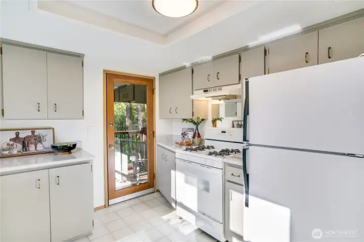 Access to the covered patio and fully covered catio can be enjoyed year round.