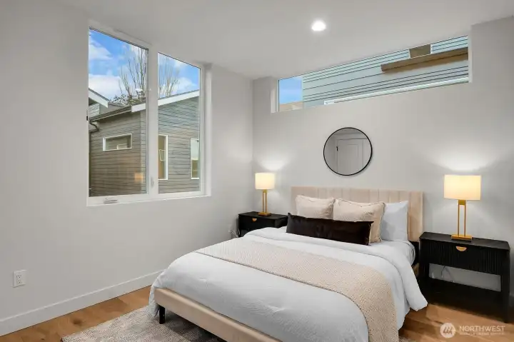 All bedrooms have heat pumps providing both heat and AC