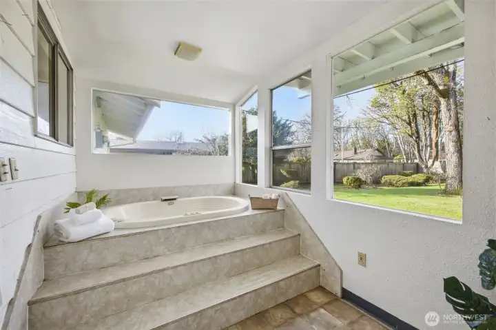 Imagine your own private retreat in this sunroom!!