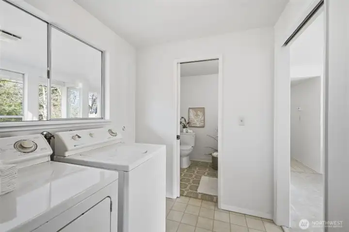 Laundry room located on the main floor.