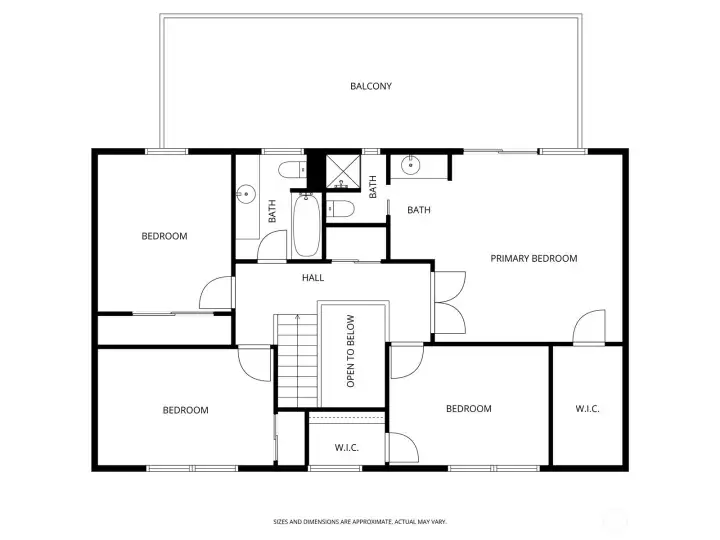 Second Floor, Floorplan.